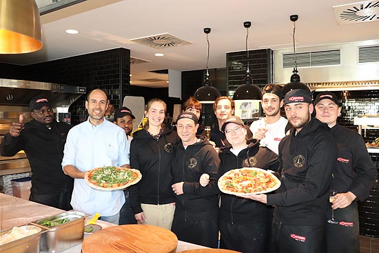 Neueröffnung der 8. L'Osteria Münchens am 03.05.2019 am Bauhausplatz im Norden von Schwabing (©Foto. Martin Schmitz)